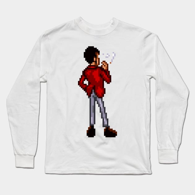 Smoking Lupin the 3rd Long Sleeve T-Shirt by SpriteGuy95